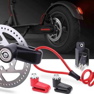 Scooter blocco freno a disco bici con corda resistente antifurto serratura <span class=keywords><strong>di</strong></span> sicurezza ad alta sicurezza per Cityneye M365 1s Scooter 1 pezzo 7mm - Product Image 2