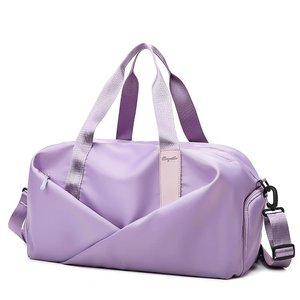 Customizable Logo Unisex Fashion Large Capacity Dry Wet Separation Waterproof Duffel <b>Bag</b> Yoga Gym Travel Shoe Compartment - Product Image 3