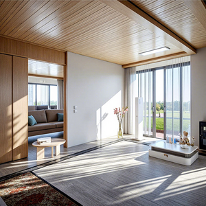 บ้านสำเร็จรูปแบบ Granny Flat วัสดุใหม่ทนไฟ ขนาด 20 ฟุต 40 ฟุต บ้านคอนเทนเนอร์แบบขยายได้ ห้องนอนสองปีก ดีไซน์ทันสมัย - Product Image 3