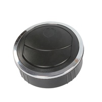 HEYRV Accesorios para Autocaravanas de la Mejor Calidad, Rejilla de Ventilación Circular Interior Resistente a la Suciedad, Color Negro, para Automóvil