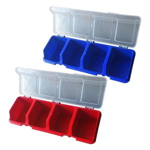 2 pezzi Organizer a vite contenitori di stoccaggio per attrezzi da Garage contenitori per dadi chiodi bulloni - Product Image 6