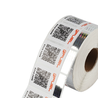 Solution de suivi avec étiquette autocollante à code QR holographique dynamique, numéro de série personnalisé, anti-falsification, anti-effraction, parfum