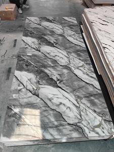 Expédition directe d'usine, échantillons gratuits disponibles. Panneaux muraux imitation marbre écologiques et résistants à l'humidité. - Product Image 4