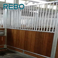 Panneau d'écurie pour chevaux en bambou standard REBO E1, état neuf, planche d'écurie en bambou tissé