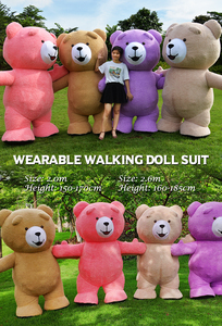 Disfraces únicos sexis <span class=keywords><strong>de</strong></span> <span class=keywords><strong>oso</strong></span> <span class=keywords><strong>de</strong></span> peluche, varios disfraces inflables con cabeza <span class=keywords><strong>de</strong></span> <span class=keywords><strong>oso</strong></span> <span class=keywords><strong>de</strong></span> peluche, juguetes <span class=keywords><strong>de</strong></span> disfraces, accesorios, trajes para la venta, alquiler - Product Image 6