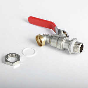 Robinet d'angle Kangweishen 12 mm en laiton avec levier pour réservoir de cire, eau chaude et froide PN16 - Product Image 1