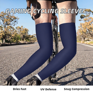 Mangas de compresión transpirables unisex con protección UV sin costuras para ciclismo, secado rápido, para correr y deportes al aire libre - Product Image 2