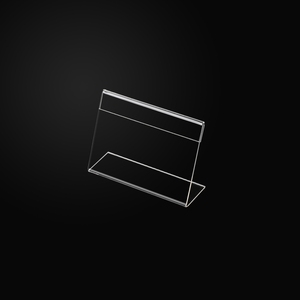 Giá Trưng Bày Biển Hiệu Acrylic Trong Suốt Bán Sỉ Khung Giấy Trong Suốt Nghiêng Lưng Giá Đỡ Biển Hiệu Chữ L Bằng Nhựa Cho Thẻ Giá Tên - Product Image 5