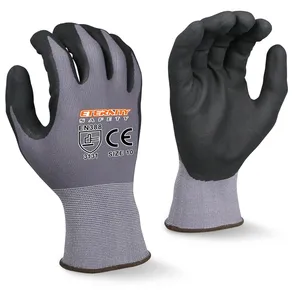 ENTE安全15号尼龙氨纶丁腈泡沫耐油防滑安全手套