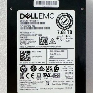 XS7680SE70134 02THYF 7.68TB 2.5 pollici TLC 12 Gb/s SAS SSD - Product Image 2