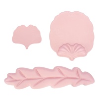 Ensemble clavier de jeu léger et confortable avec repose-poignets en forme de feuille et tapis de souris, base en caoutchouc de silicone personnalisable, en stock