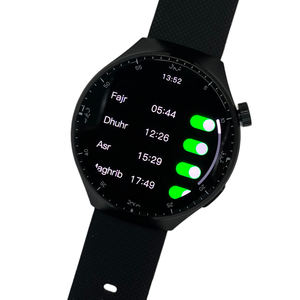 Montre connectée Sunroad Smart Muslim Pray Sports, musique, appels, fréquence cardiaque, boussole, mode, légère, métal, homme, femme - Product Image 3