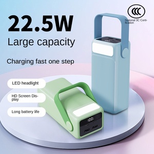 Chứng nhận 3C 22.5W công suất lớn Lithium-ion Cắm Trại Ngoài Trời Sạc trực tiếp kho báu 50000 ma điện thoại di động in logo - Product Image 5