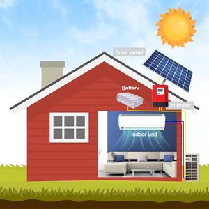 Aire Acondicionado <span class=keywords><strong>Solar</strong></span> de 12000 Btu, Inverter, para Uso Fuera de la Red, Directo de Fábrica - Product Image 2