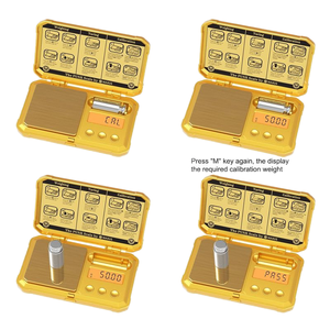 Digitale Schmuckwaage mit Drachenprägung, 200g x 0,01g, mit 50g Kalibriergewicht, Taschenwaage, Goldene Kräuterwaage - Product Image 2