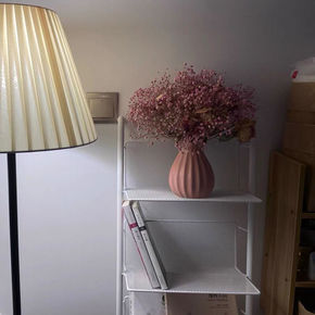 Lámpara de Pie con Pantalla de Papel Rústico, Base de Metal, E26 LED 3500K, Luz Blanca Cálida, Impermeable, para Jardín Exterior, Regulable, Ra90 - Product Image 2