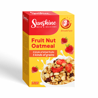 Boîte de présentation personnalisée en carton d'art couché, pliable, recyclable, de qualité alimentaire, pour céréales et produits alimentaires, idéale pour le stockage et la vente au détail