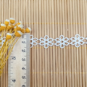 Zsy 1.4Cm Thân Thiện Với Môi Polyester Ren Vải Đầy Màu Sắc Nhỏ Thêu <span class=keywords><strong>Daisy</strong></span> Hoa Ren <span class=keywords><strong>Trim</strong></span> Cho Túi Xách - Product Image 4