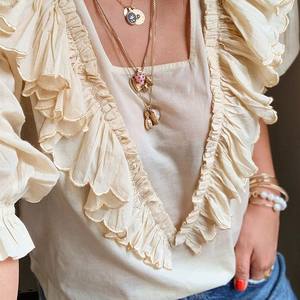 Nouvelle mode breloque bricolage étanche à la mode en acier inoxydable PVD or 18 carats pendentif sans décoloration pour la fabrication de bijoux - Product Image 5