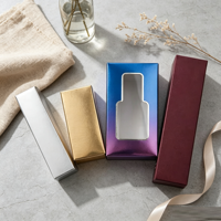 Scatola Regalo con Chiusura Magnetica e Finestra, Imballaggio di Lusso Biodegradabile per Smalto, Olio, Blush, Crema Viso, Cipria