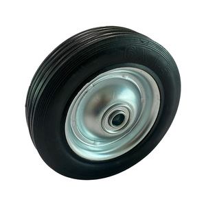 Nouvelle roue industrielle en caoutchouc massif Temple 6021R, type fixe, pour utilisation en machine - Product Image 3