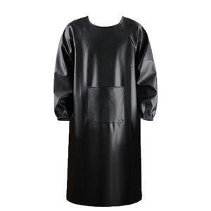 Grembiule da <span class=keywords><strong>uomo</strong></span> impermeabile da donna in pelle PU grembiule in pelle resistente all'usura - Product Image 1