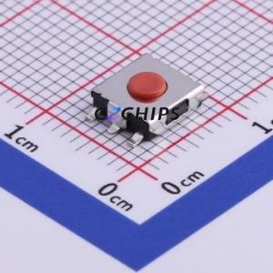 UK-B0230G25-SPJZ25Y Tactile Switch SMD-4P,6.2x6.2mm Switch Single Pole Single Throw Round Button 2.5N Vertical Mount - Product Image 1
