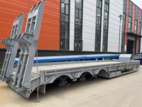 Semi-remorque surbaissée 60 tonnes pour transport lourd, idéale pour les marchés d'Australie et du Moyen-Orient