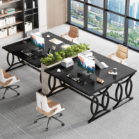 Nouvelle Arrivée - Table de Bureau en Bois pour la Maison et le Bureau, Meuble en MDF avec Pieds en Métal, Bureau d'Ordinateur pour Gaming