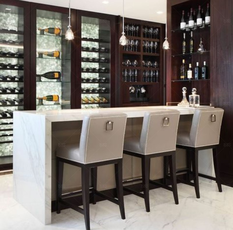Custom Home Bar Counter Set - Modern Design & Durability