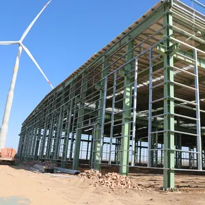 Almacén de estructura de acero multipiso prefabricado portátil/taller/almacén de estructura de acero de cobertizo