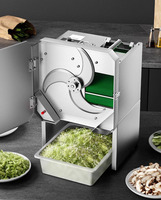 Machine à couper les légumes électrique professionnelle en acier inoxydable pour oignon vert et ciboulette, idéale pour la cuisine de restaurant