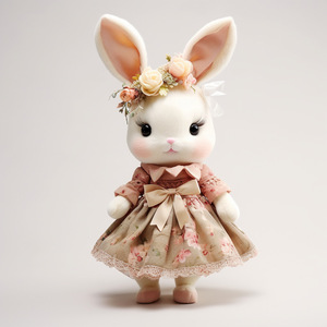 Conejo de peluche, juguete de peluche de 11 cm a 30 cm, relleno suave, regalo de Pascua para niñas - Product Image 4
