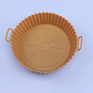 Plateaux de cuisson carrés pour friteuse à air, plateaux de cuisson ronds en silicone pour friteuse à air, doublures pliables en silicone pour friteuse à air - Product Image 6