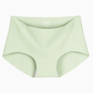 Culottes sans coutures pour femmes, taille mi-haute, en tricot uni, en fibre de bambou naturelle, respirantes et douces pour la peau - Product Image 3
