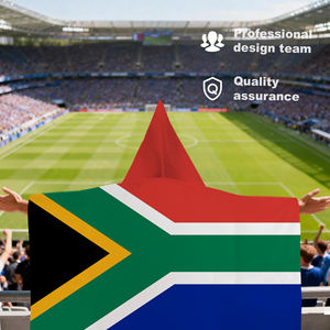 Drapeau de l'Afrique du Sud avec capuche 3x5 pieds, bannière arc-<span class=keywords><strong>en</strong></span>-ciel pour le Jour du Patrimoine et les supporters de football - Product Image 5