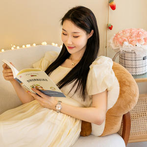 Sevimli patlamalar bisküvi yastık peluş yorgan oyuncak ile yıkanmış örgü astar süper yumuşak peluş tavuk köpek bebek çocuk hediye için - Product Image 4