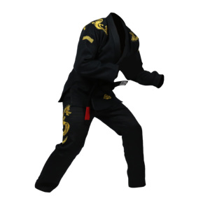 Kimono de Jiu-Jitsu Brasileño Personalizado con Bordado de Dragón, Kimono Duradero de Primera Calidad para Artes Marciales y Entrenamiento de MMA, Forro de Algodón - Product Image 6
