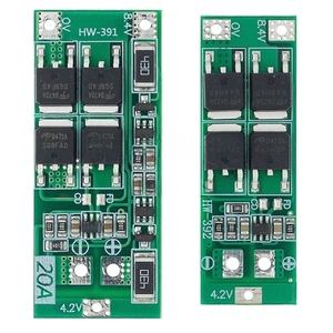 Placa de Protección de Batería de Litio 2S 7.4V 8.4V 18650 con Función de Equilibrio - BMS de Corriente Constante de 20A para Celdas de Iones de Litio - Product Image 3