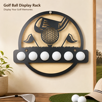 Support mural personnalisé pour balles de golf, idéal pour les magasins de golf, la vente au détail, les articles promotionnels, les cadeaux de tournoi et les projets OEM
