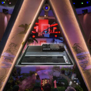 คอนโซลเสียงดิจิตอล32ช่องสัญญาณเครื่องผสมสัญญาณเสียงแบบสัมผัสหน้าจอตัวควบคุมดีเจทำจากโลหะทนทานสำหรับมืออาชีพ - Product Image 2