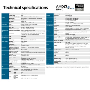 ใหม่เอี่ยม tyan 2U 2S HPC เซิร์ฟเวอร์ <span class=keywords><strong>AMD</strong></span> epyc 7002 <span class=keywords><strong>CPU</strong></span> 32 DDR4 8 SATA 4 NVMe U.2/SATA 4 PCIe 4.0สล็อต X16 2U การจัดเก็บ HPC <span class=keywords><strong>Server</strong></span> - Product Image 6