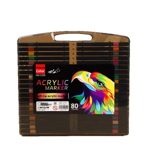 Marcadores Acrílicos para Pintar, Colores Superpuestos, para Estudiantes de Primaria, Manualidades Infantiles, Yichen YC140 - Product Image 5