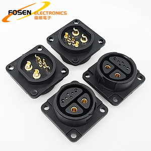 Năng Lượng Mới Ban Đầu 2 + 2 + 4 Nữ Vuông 25A Sạc Cradle Vàng-Mạ Nhanh Chóng Kết Nối 8P Pin Kết Nối - Product Image 1