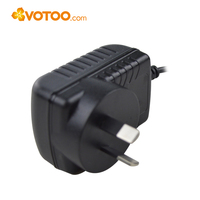 Adaptador de Corriente VOTOO 5V 2A 10W AC/DC con Enchufe para Reino Unido, UE, EE. UU. y Australia, Certificado CE, CB, FCC y RoHS para Routers LED y Electrónicos