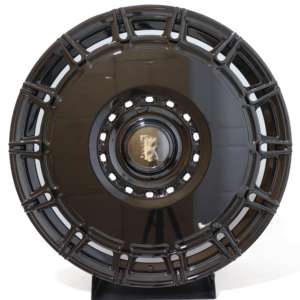 Rines <span class=keywords><strong>de</strong></span> Aleación Forjados Personalizados <span class=keywords><strong>de</strong></span> 17-24 Pulgadas, Color Negro Brillante, 5 Radios, con Tapa Flotante, Compatibles con Rolls-Royce Cullinan, Mercedes G63, BMW - Product Image 2