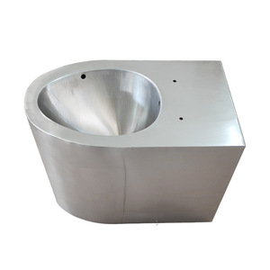 Inodoro de Acero Inoxidable al Vacío Hecho a Medida para Uso en Prisiones con Sistema de Descarga por Sifón - Product Image 2