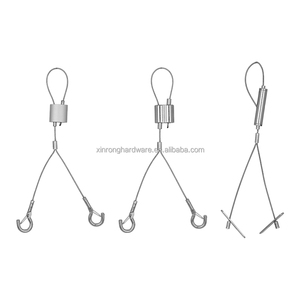 <span class=keywords><strong>Kit</strong></span> <span class=keywords><strong>de</strong></span> <span class=keywords><strong>suspension</strong></span> <span class=keywords><strong>de</strong></span> câbles à vis en acier inoxydable <span class=keywords><strong>pour</strong></span> éclairage sur rail et luminaires à visser - Product Image 2