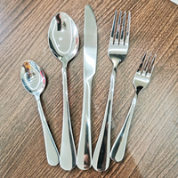 Haute qualité Restaurant Hôtel Couverts De Mariage Argent Cuillère Fourchette Couteau En Acier Inoxydable Vaisselle Ensemble