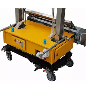 rendering machine wall plastering/cement plaster paint machine/robot plaster machine for wall